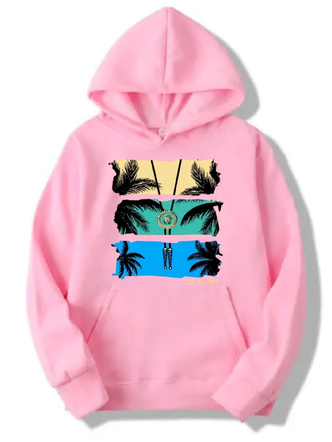1 Pc Men's Fleece Printed Hoodie